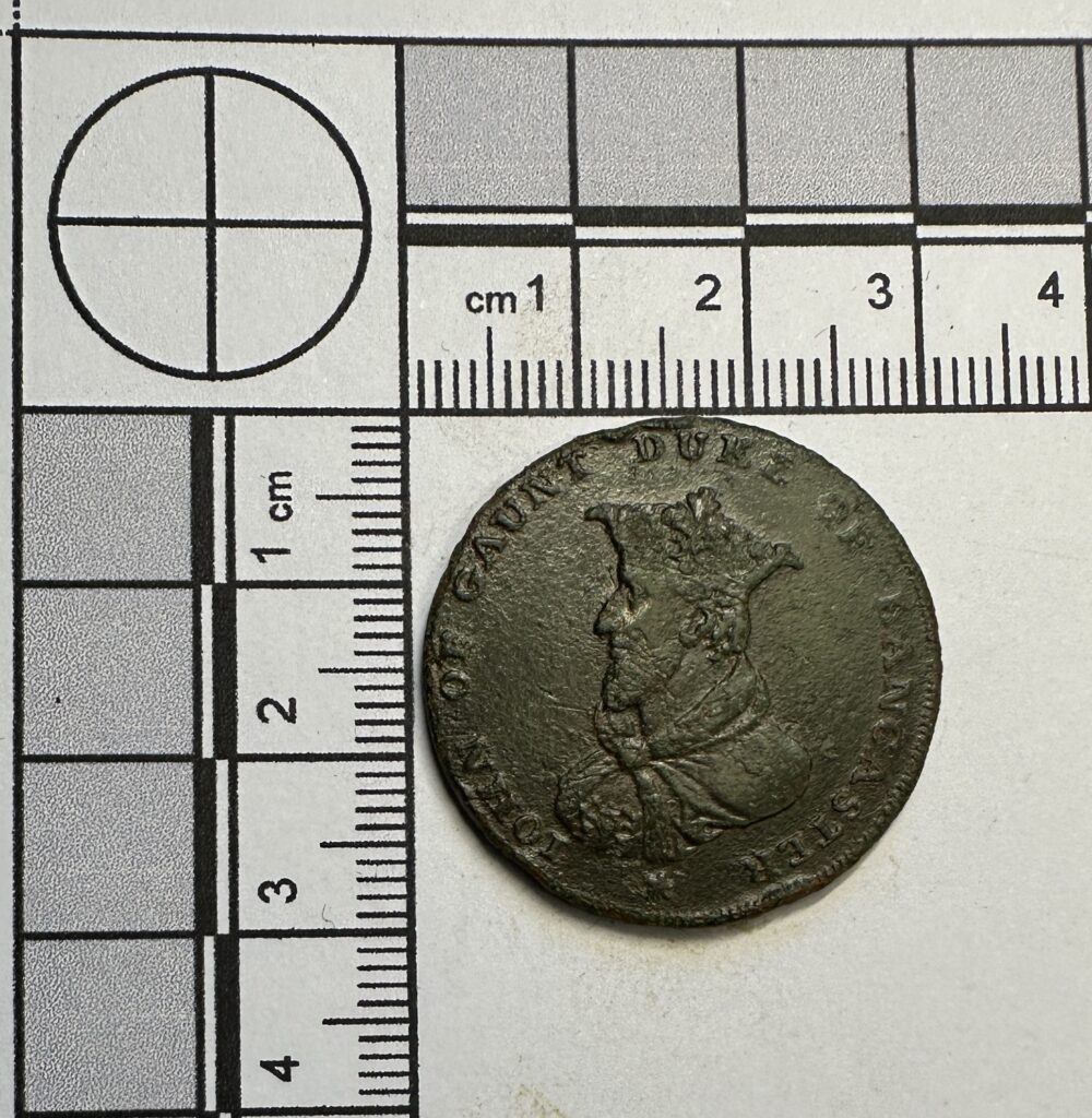 1794 Halfpenny Lancashire - Lancaster / John of Gaunt