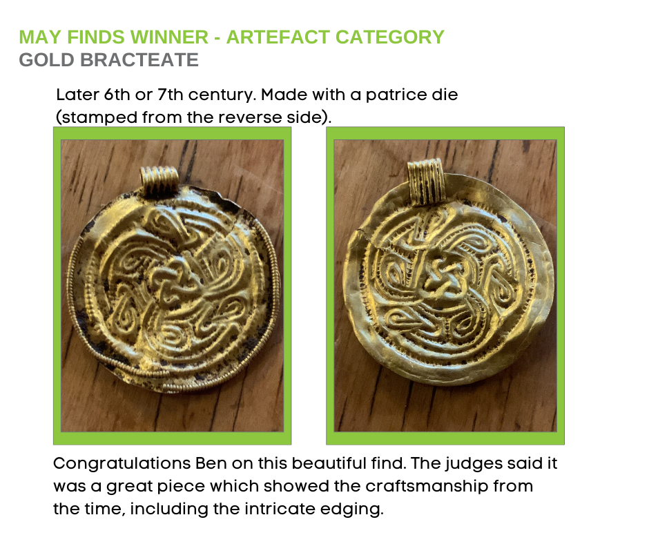 artefact winner for the May finds competition