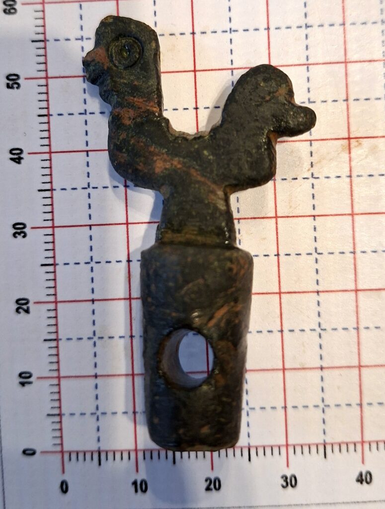Medieval Cock wine tap barrel key