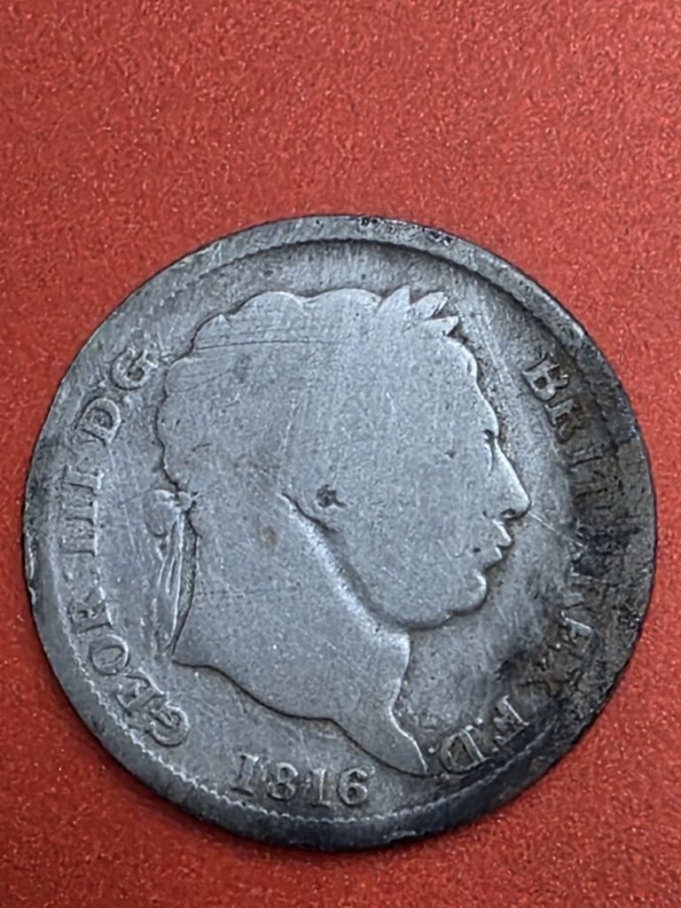 1816 George 3rd Silver Shilling
