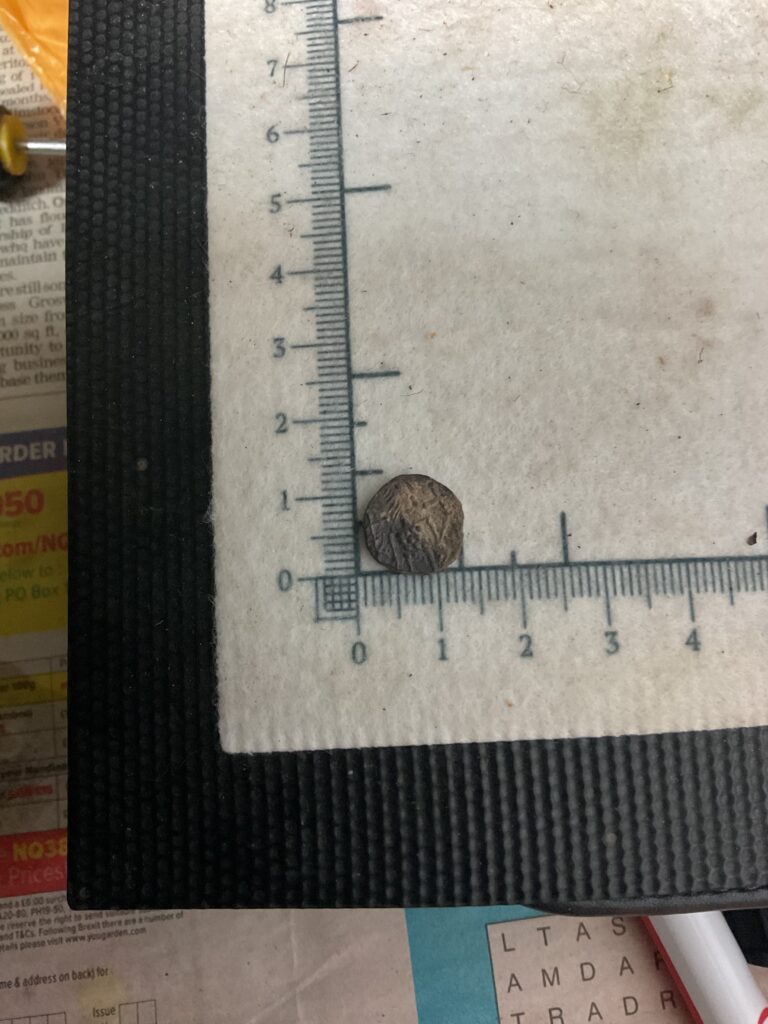 Saxon sceat, series w , type 54