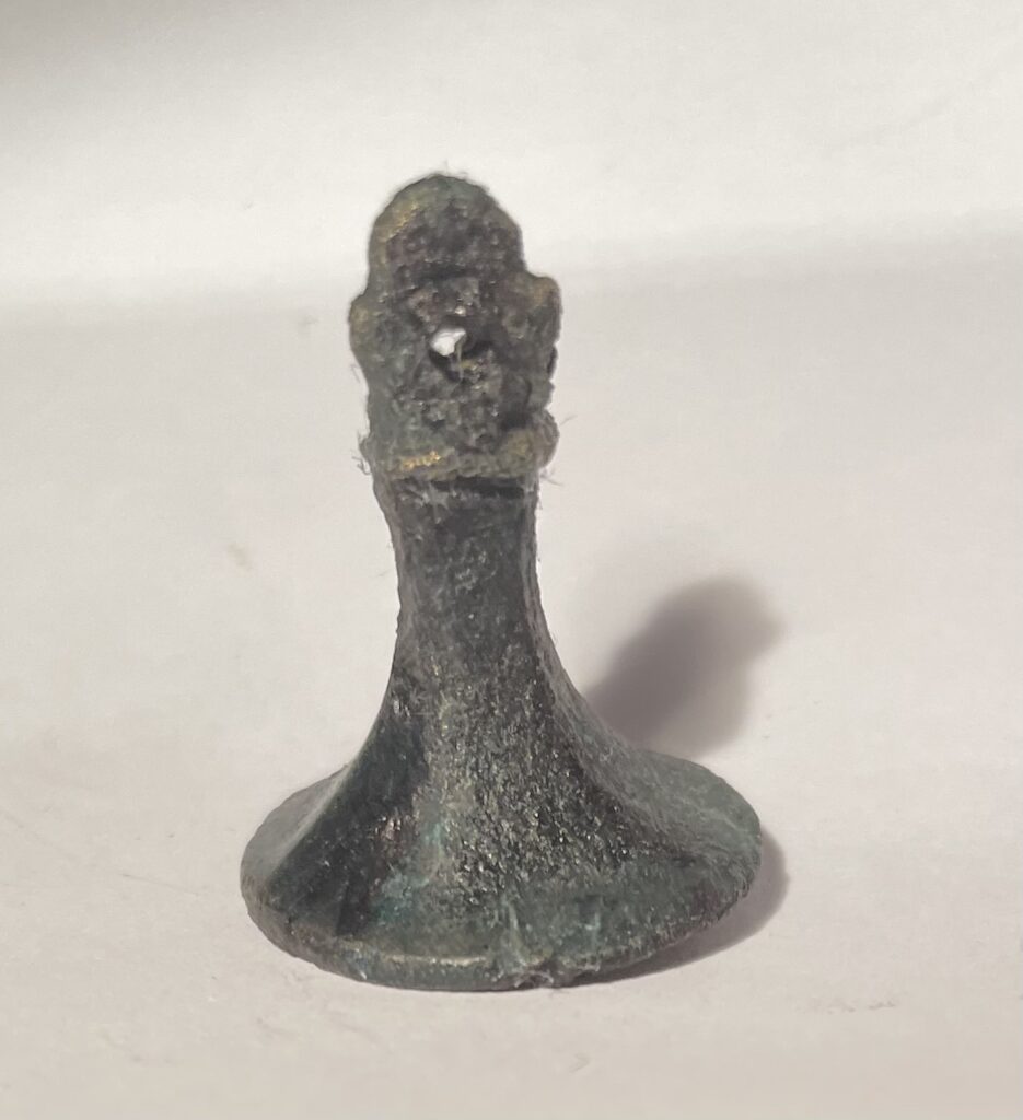 Chess Piece medieval bronze seal matrix