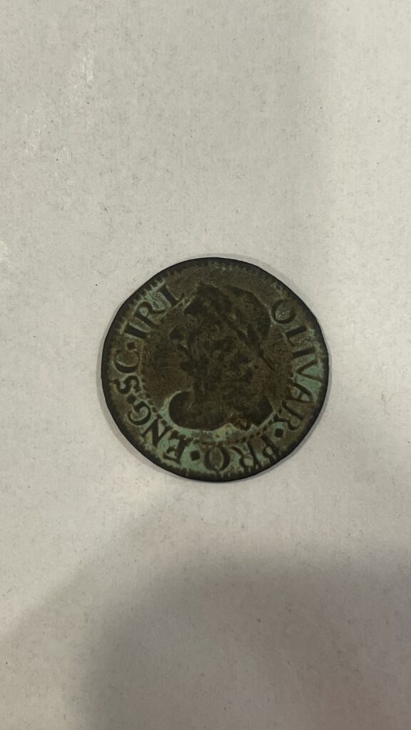 Oliver Cromwell (pattern) Farthing