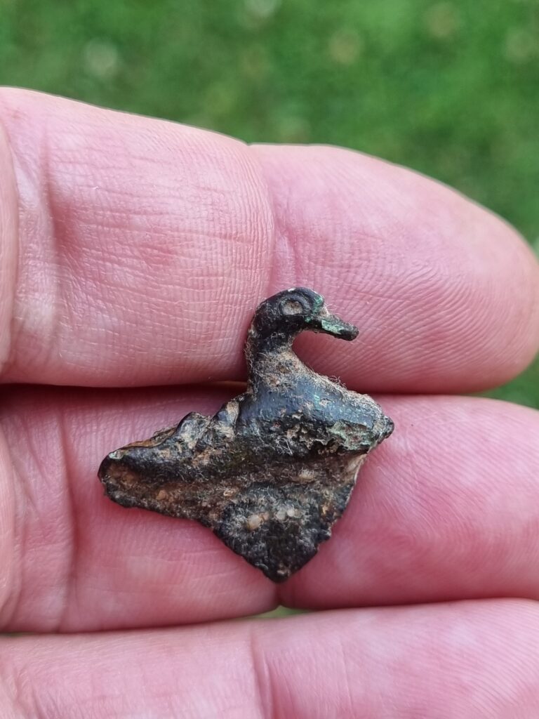 Zoomorphic Roman Duck Brooch