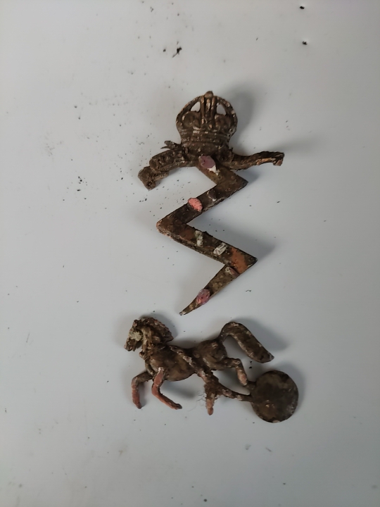 Found theses war badges