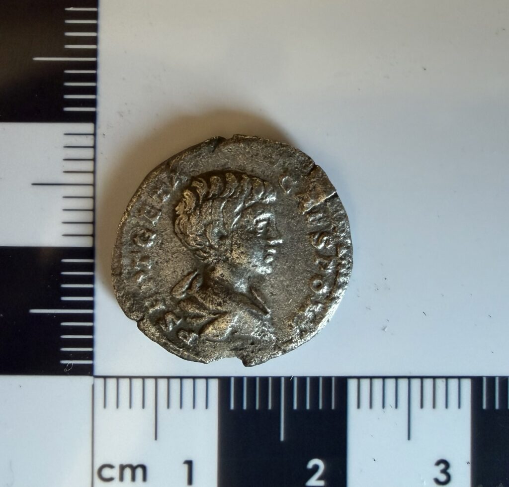 Silver denarius Geta