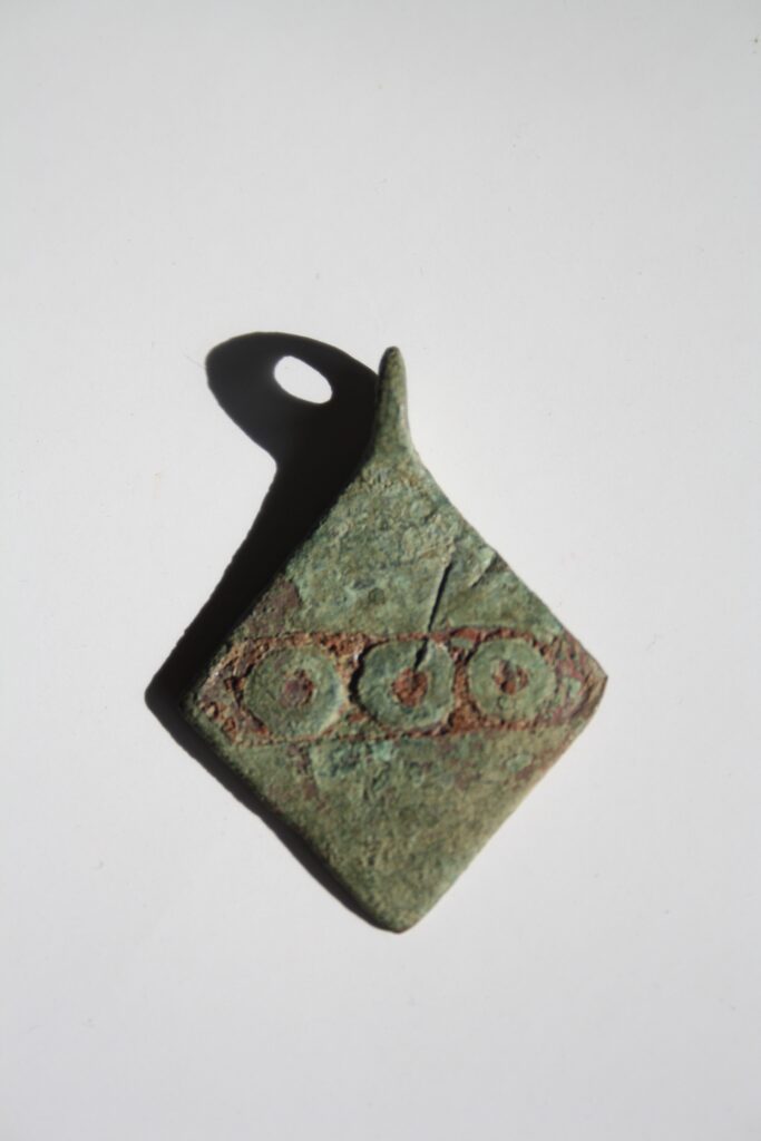 Medieval Lozenge Horse Harness Pendent