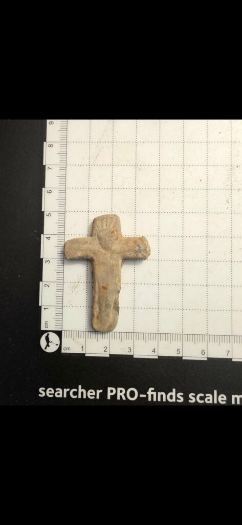 Lead crucifix