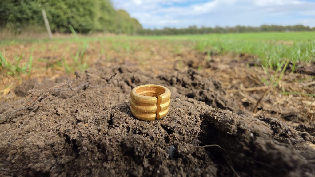 Bronze age gold pennanular ring