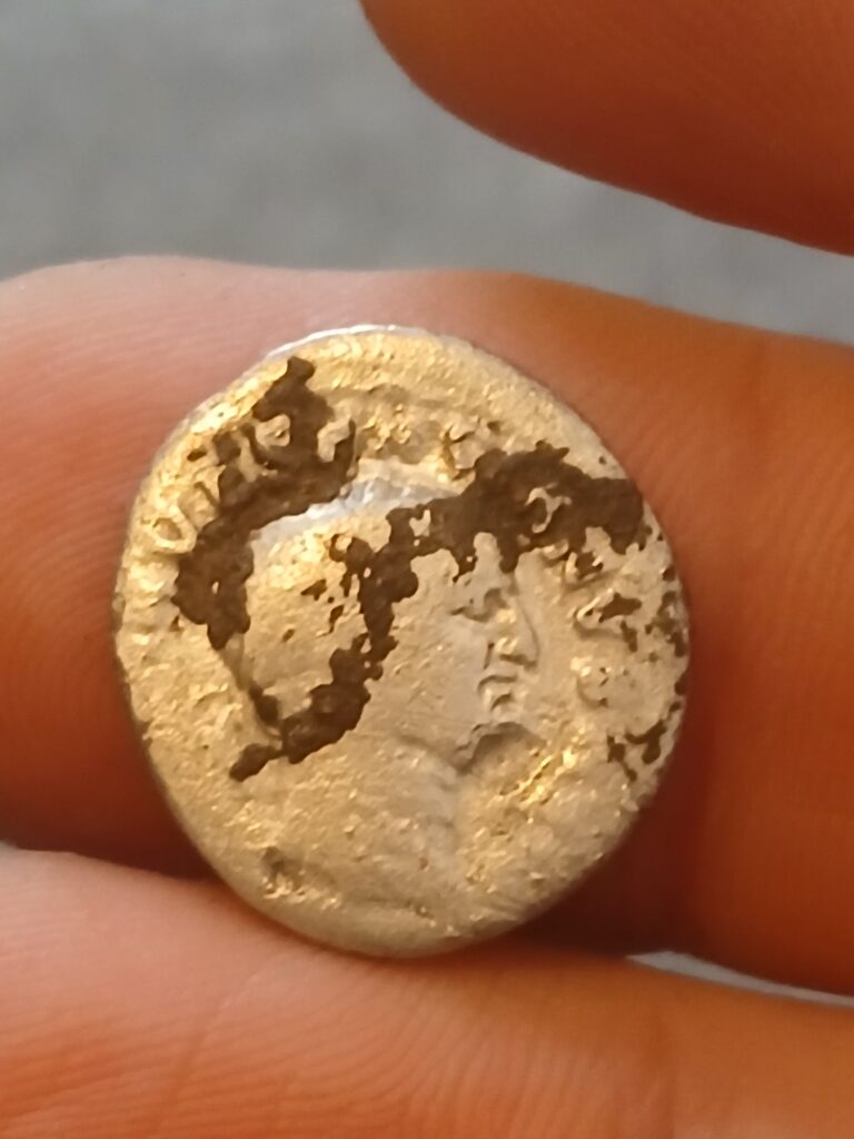 Roman silver denarius