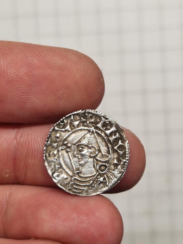 Cnut pointy helmet penny