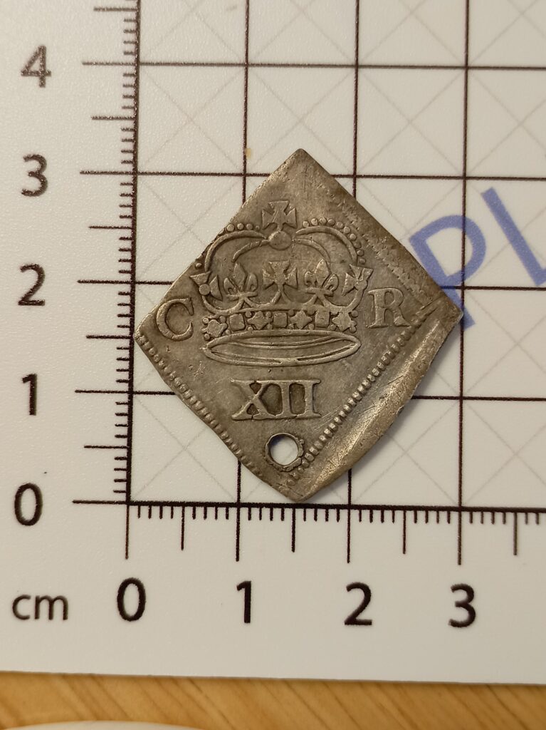 1646 Charles 1st siege piece shilling
