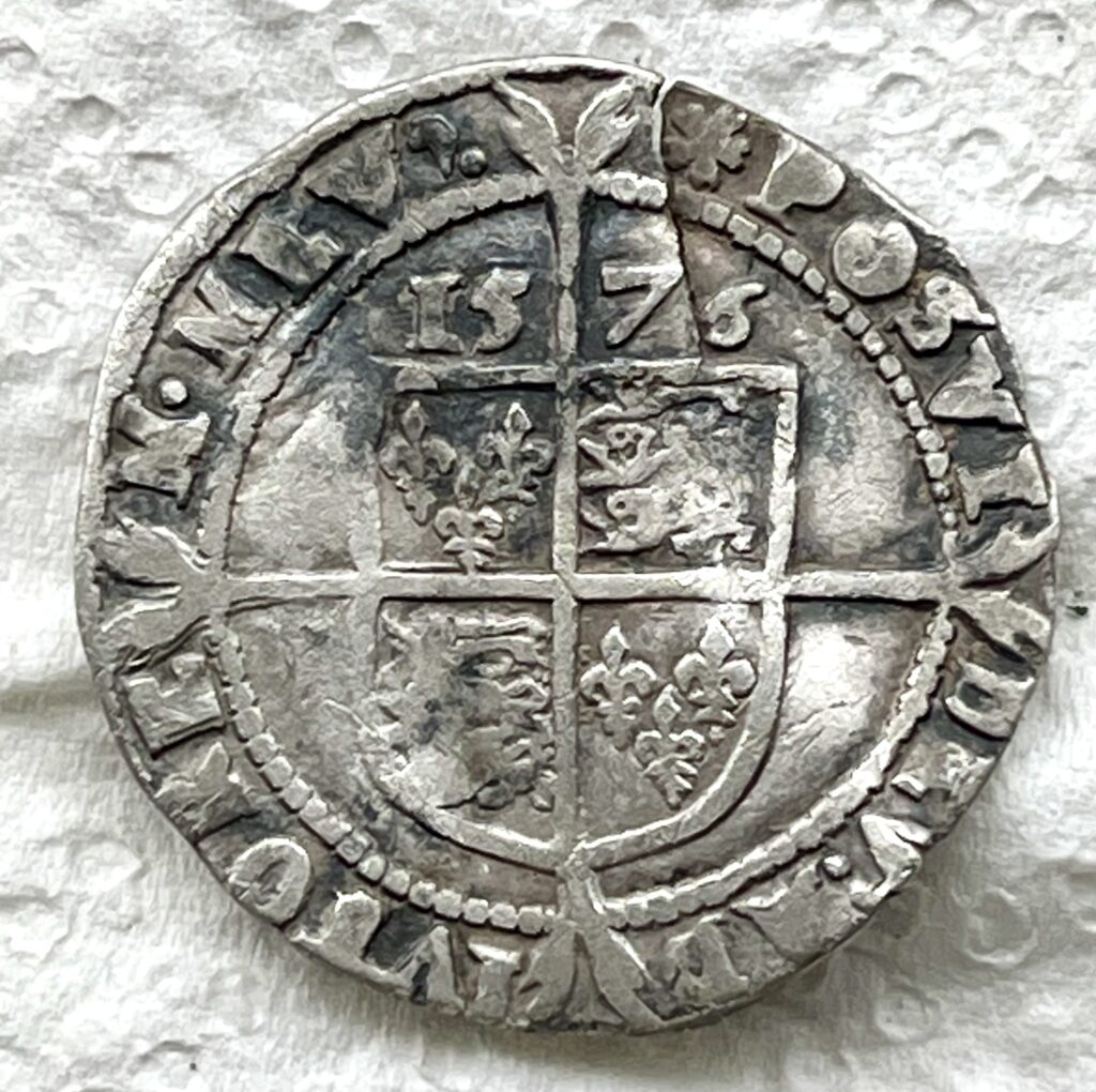 Elizabeth 1st sixpence 1576