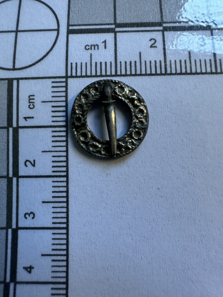 Silver Medieval Annular Brooch