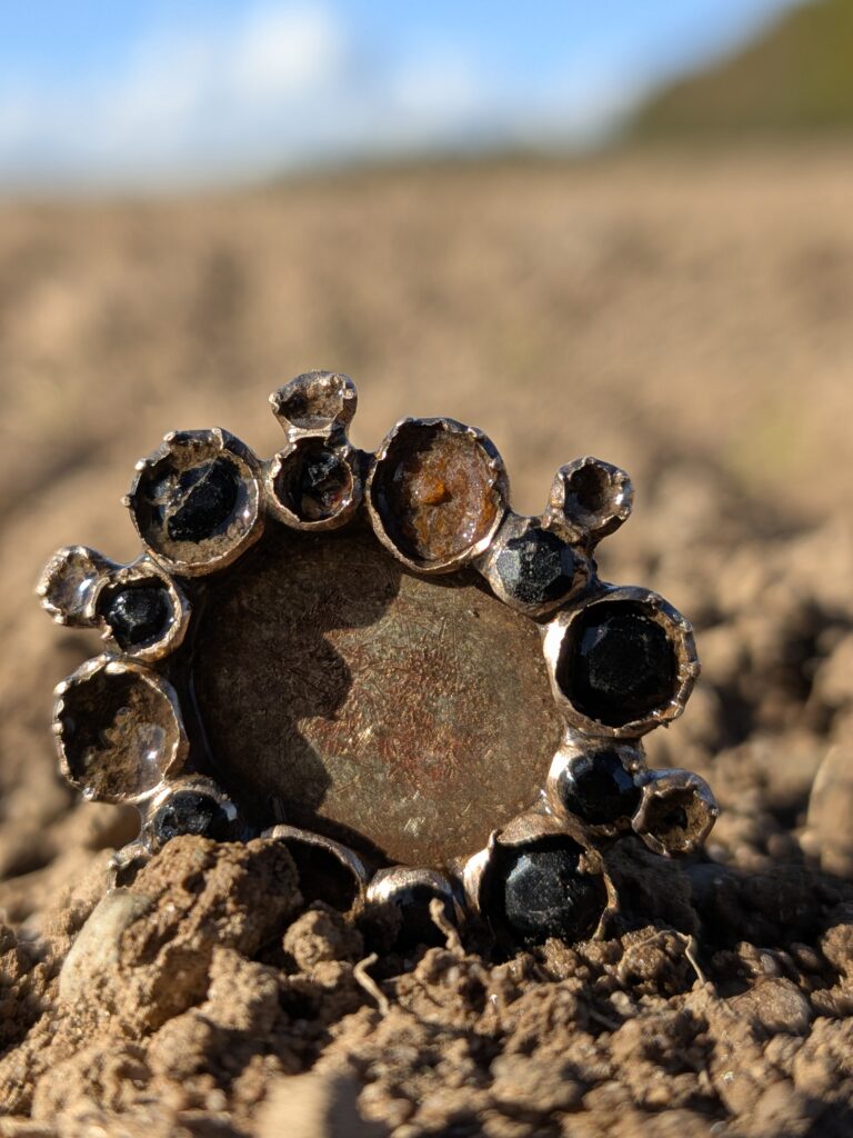 Rose Gold Georgian Brooch